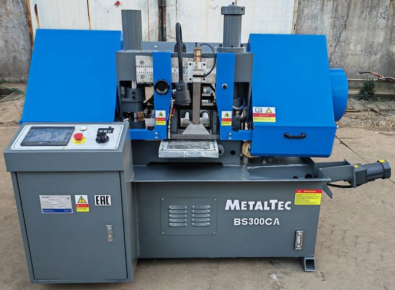 Двухколонный автоматический ленточнопильный станок MetalTec BS 300 CA - фото