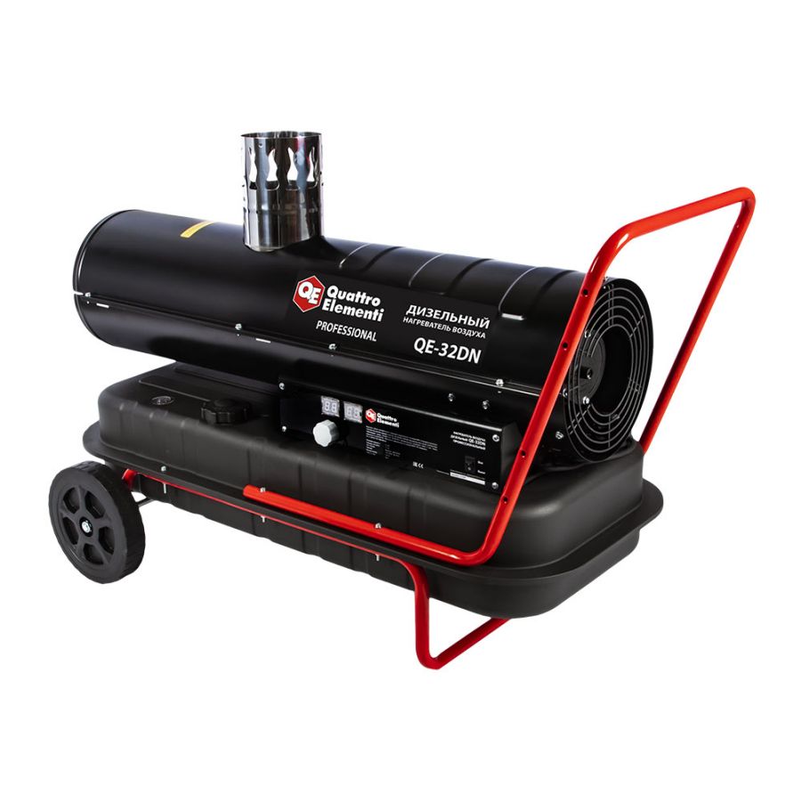 Тепловая пушка с отводом QUATTRO ELEMENTI QE-32DN дизельная - фото
