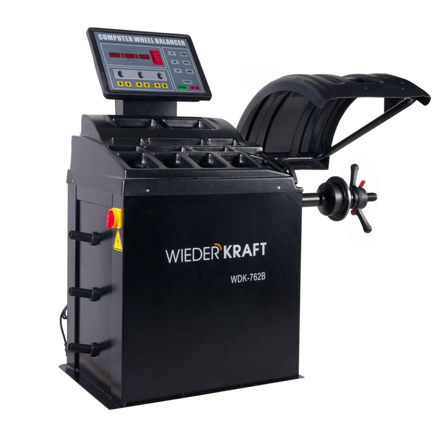 Балансировочный станок, автоматический ввод 2-х параметров Wieder Kraft WDK-762B - фото