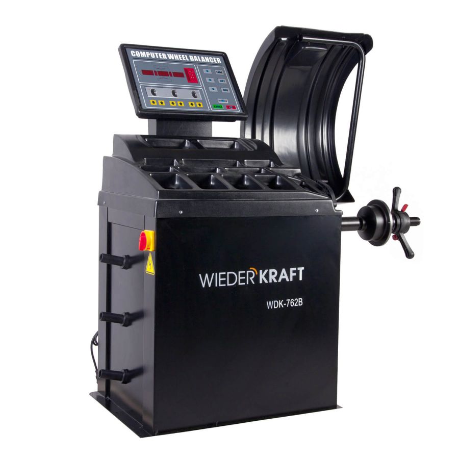 Балансировочный станок, автоматический ввод 2-х параметров Wieder Kraft WDK-762B - фото