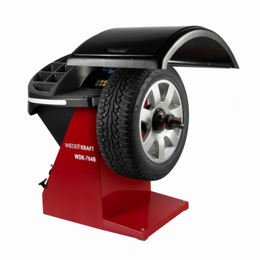 Балансировочный станок, автоматический ввод 2-х параметров Wieder Kraft WDK-764B - фото