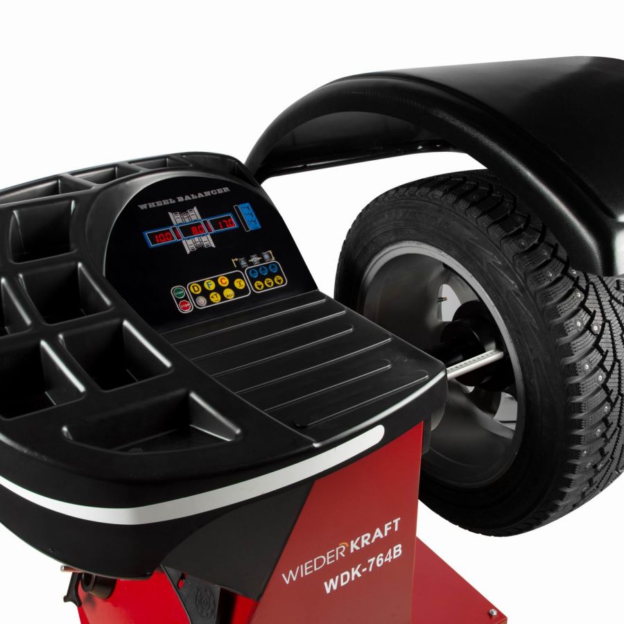 Балансировочный станок, автоматический ввод 2-х параметров Wieder Kraft WDK-764B - фото
