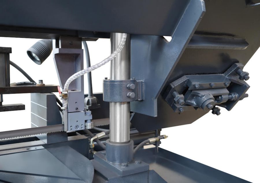 Двухколонный полуавтоматический ленточнопильный станок Metal Master MGH-350 Z60 - фото