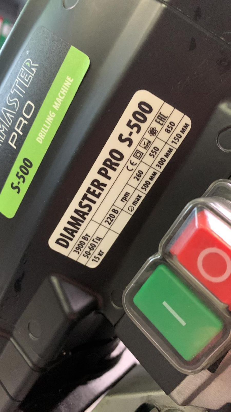 Установка алмазного бурения Diamaster Pro S-500A с наклоном - фото