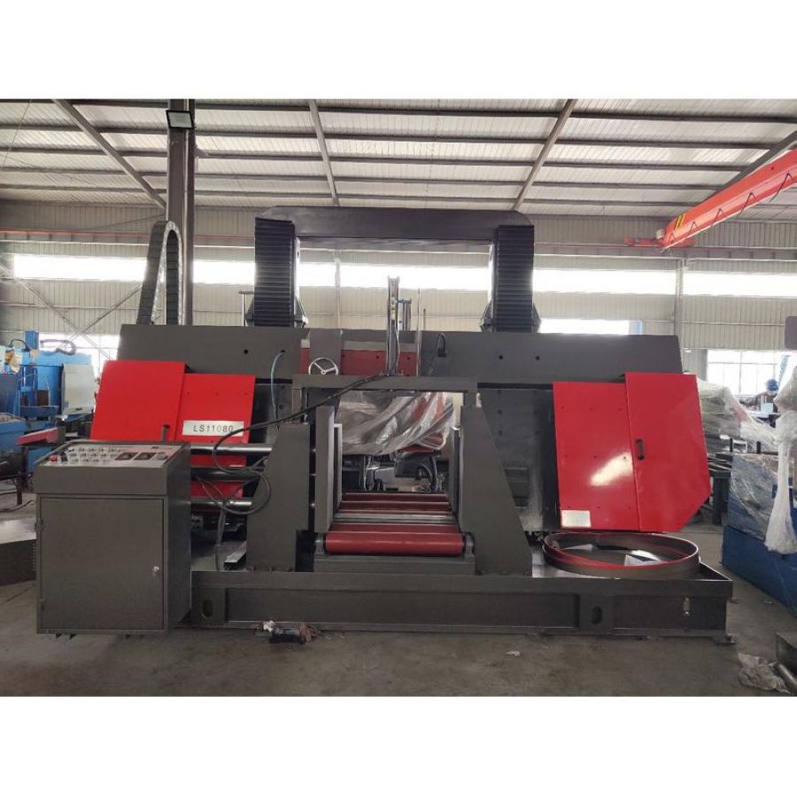 Двухколонный полуавтоматический ленточнопильный станок MetMachine LS11080 - фото