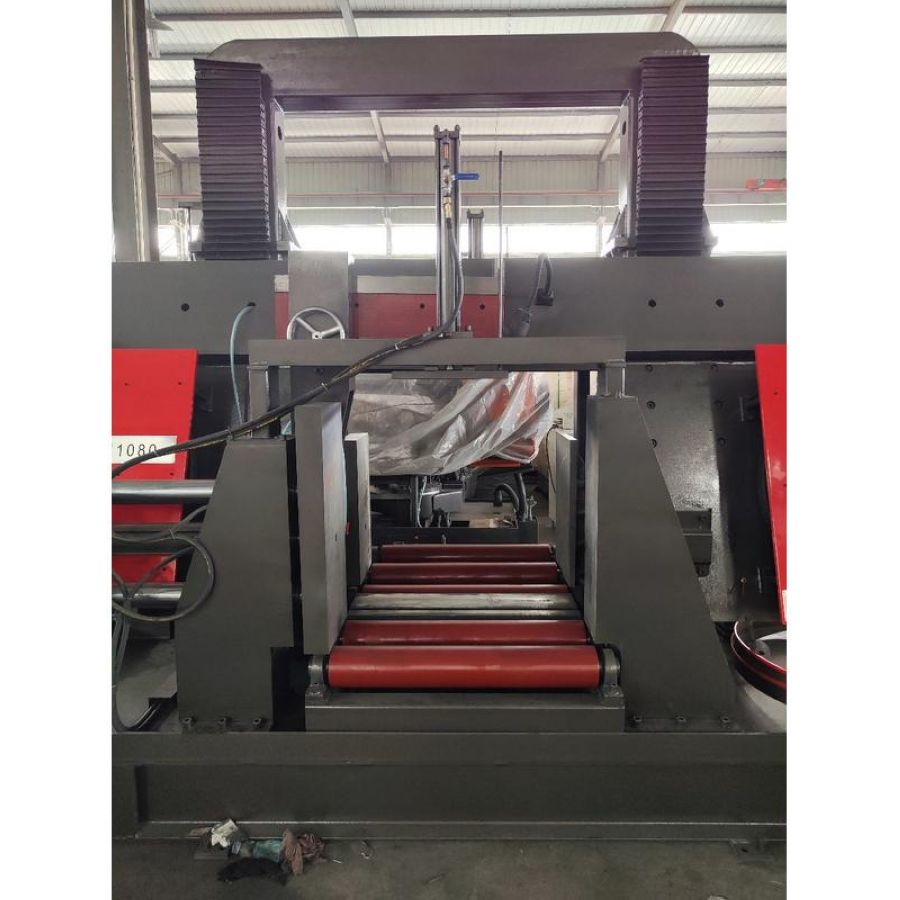 Двухколонный полуавтоматический ленточнопильный станок MetMachine LS11080 - фото