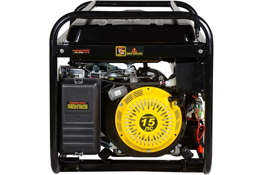 Генератор бензиновый HUTER DY8000LXA, с блоком автоматического ввода резерва (ATS) - фото