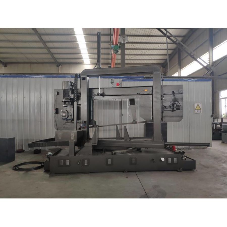 Двухколонный полуавтоматический ленточнопильный станок MetMachine LSZ5550А - фото