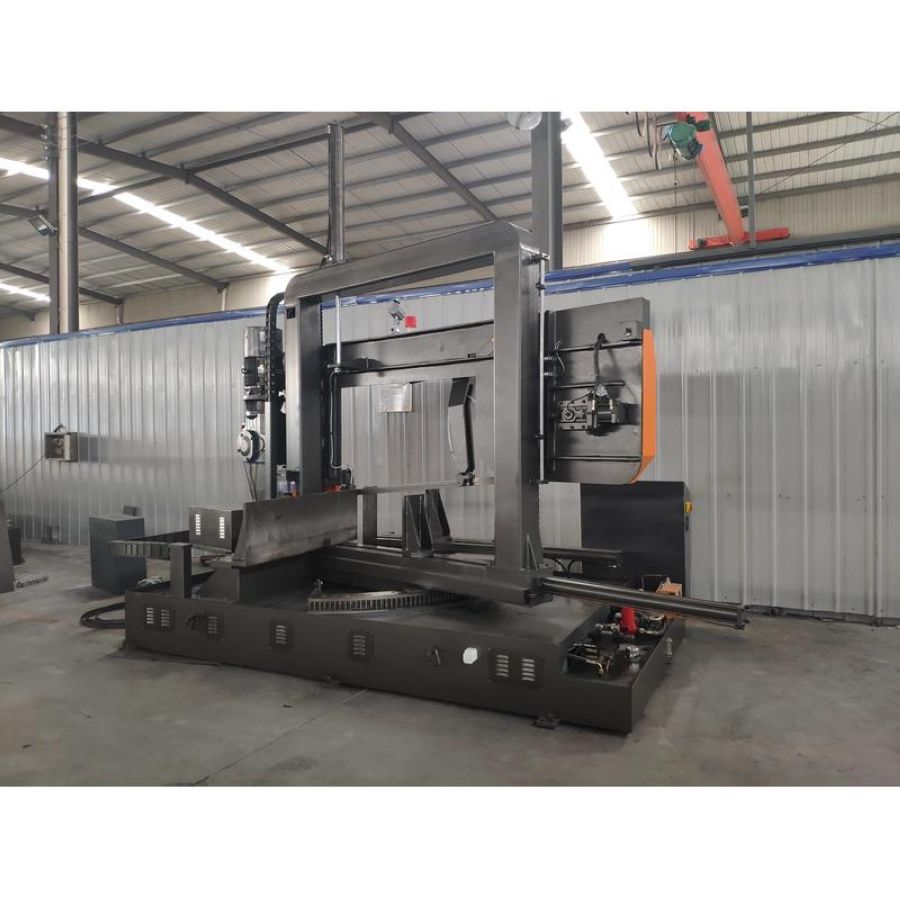 Двухколонный полуавтоматический ленточнопильный станок MetMachine LSZ5550А - фото