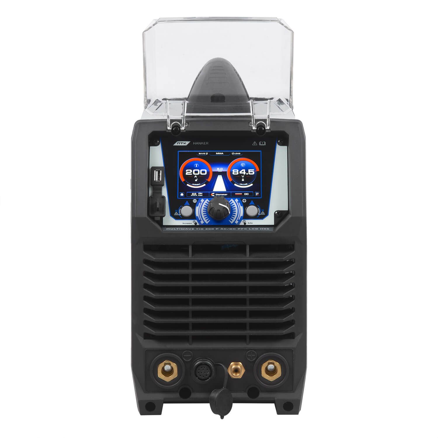 Аппарат аргонодуговой сварки ПТК HANKER MULTIWAVE TIG 200 P AC/DC PFC LCD H05 - фото