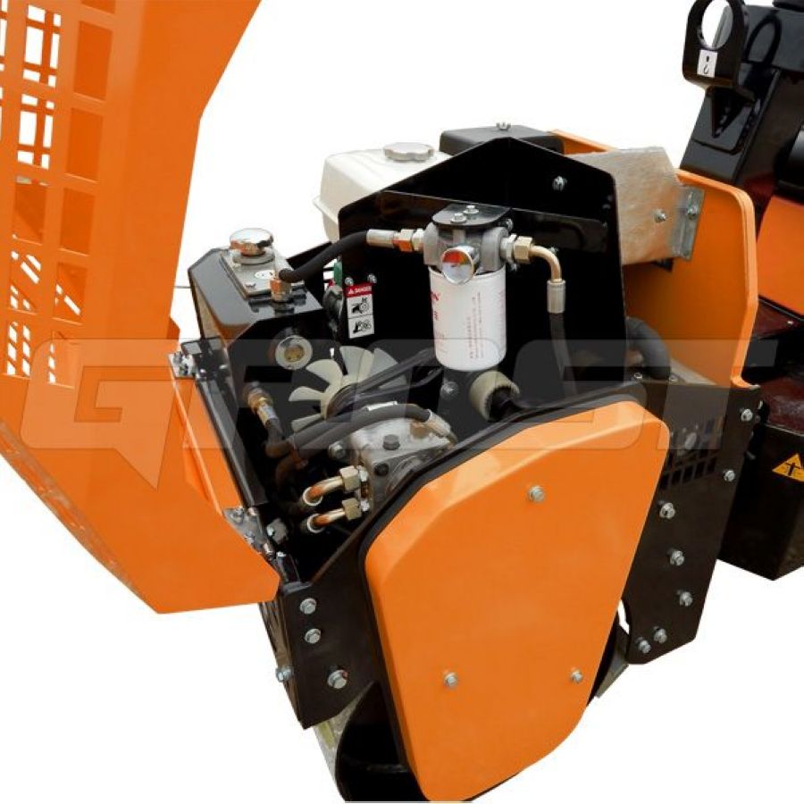 Виброкаток с сиденьем оператора GROST VR1000 - фото