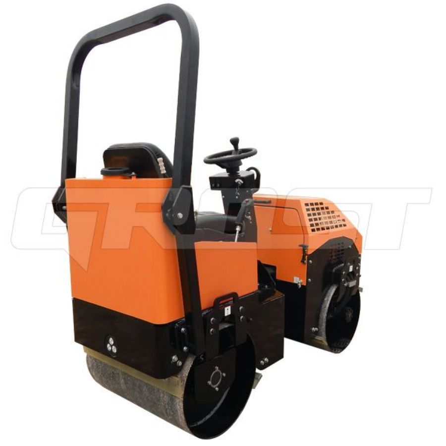 Виброкаток с сиденьем оператора GROST VR1000 - фото