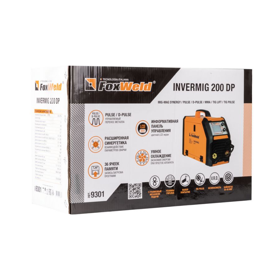 Сварочный полуавтомат FoxWeld InverMig 200 DP - фото