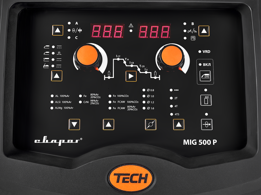 Сварочный полуавтомат Сварог TECH MIG 500 P (N36801) - фото