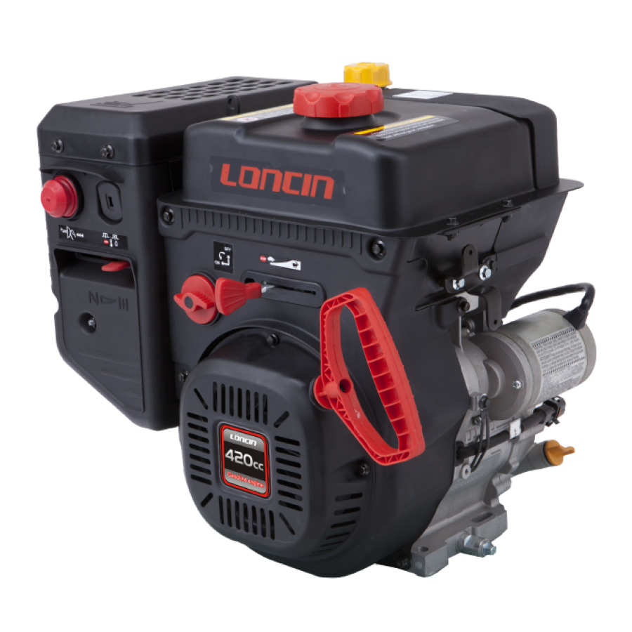 Двигатель бензиновый Loncin LC190FDS (A5 тип) зимний - фото
