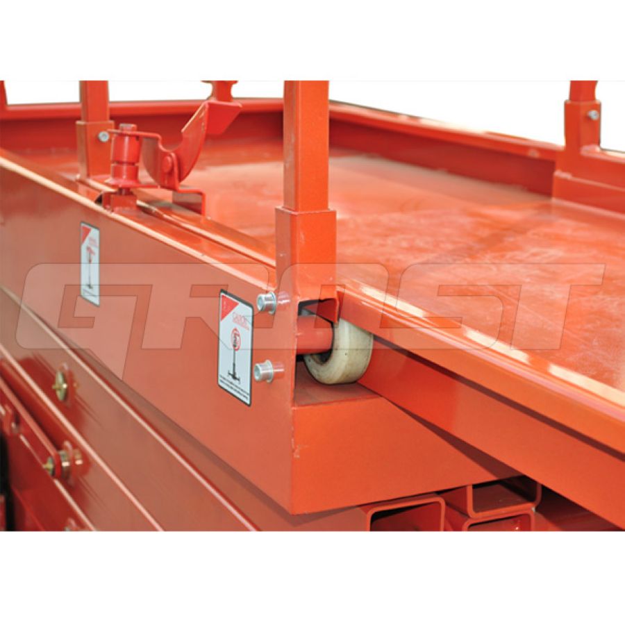 Самоходный подъемник ножничного типа GROST SPX H320-12 с питанием от аккумулятора - фото