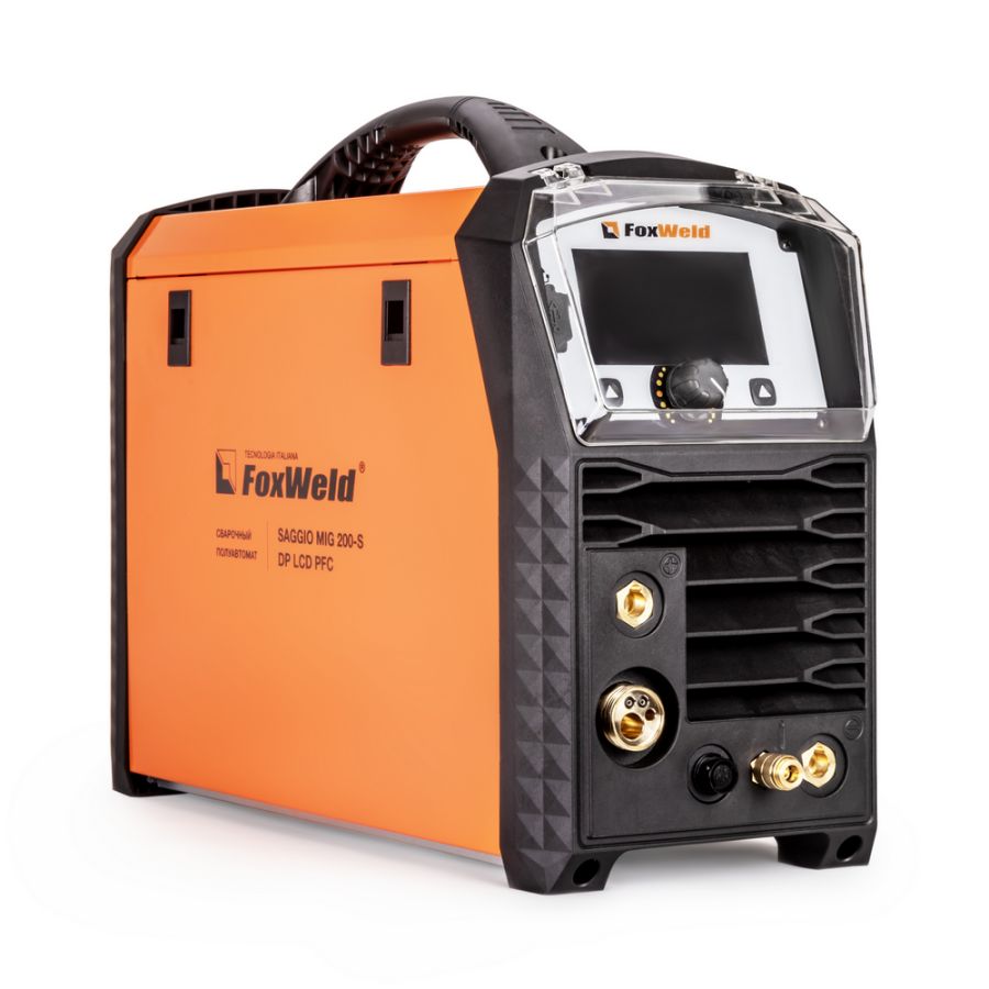 Сварочный полуавтомат FoxWeld SAGGIO MIG 200-S DP LCD PFC - фото
