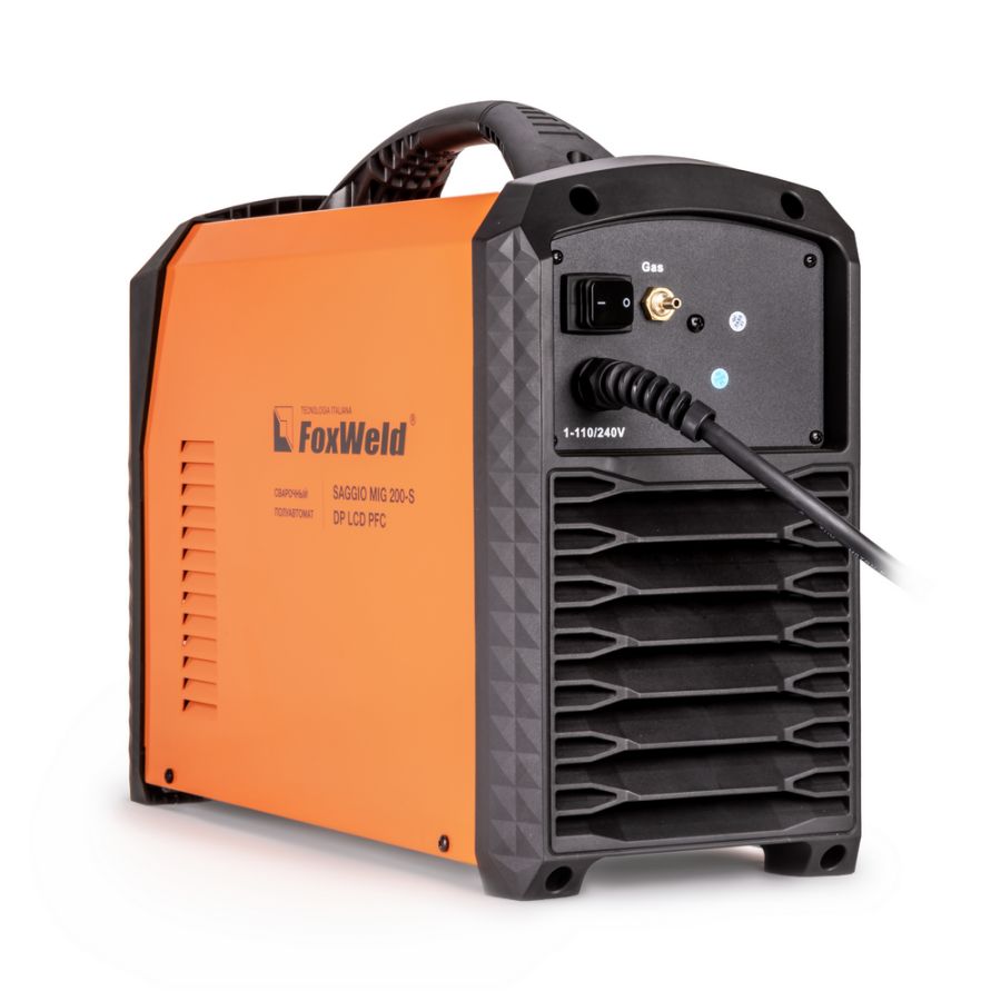 Сварочный полуавтомат FoxWeld SAGGIO MIG 200-S DP LCD PFC - фото