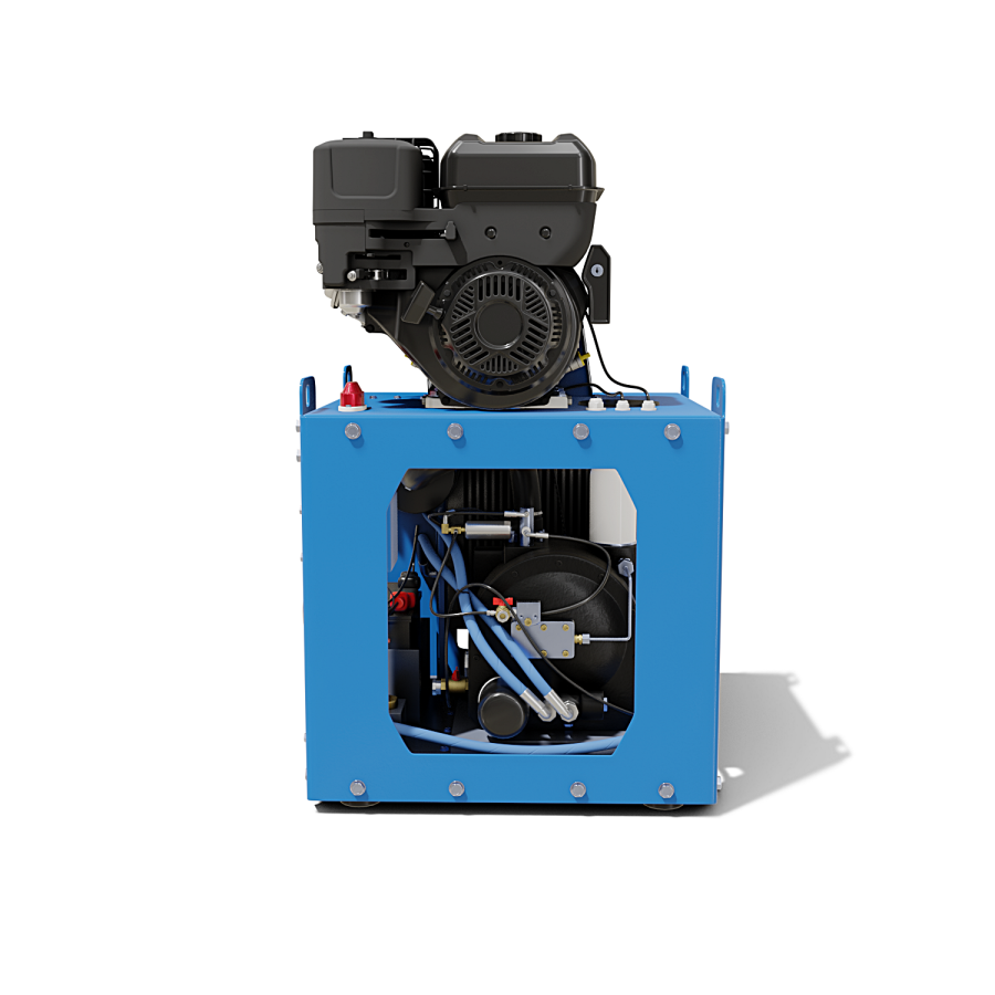 Бензиновый передвижной компрессор Borey 11-7B - фото