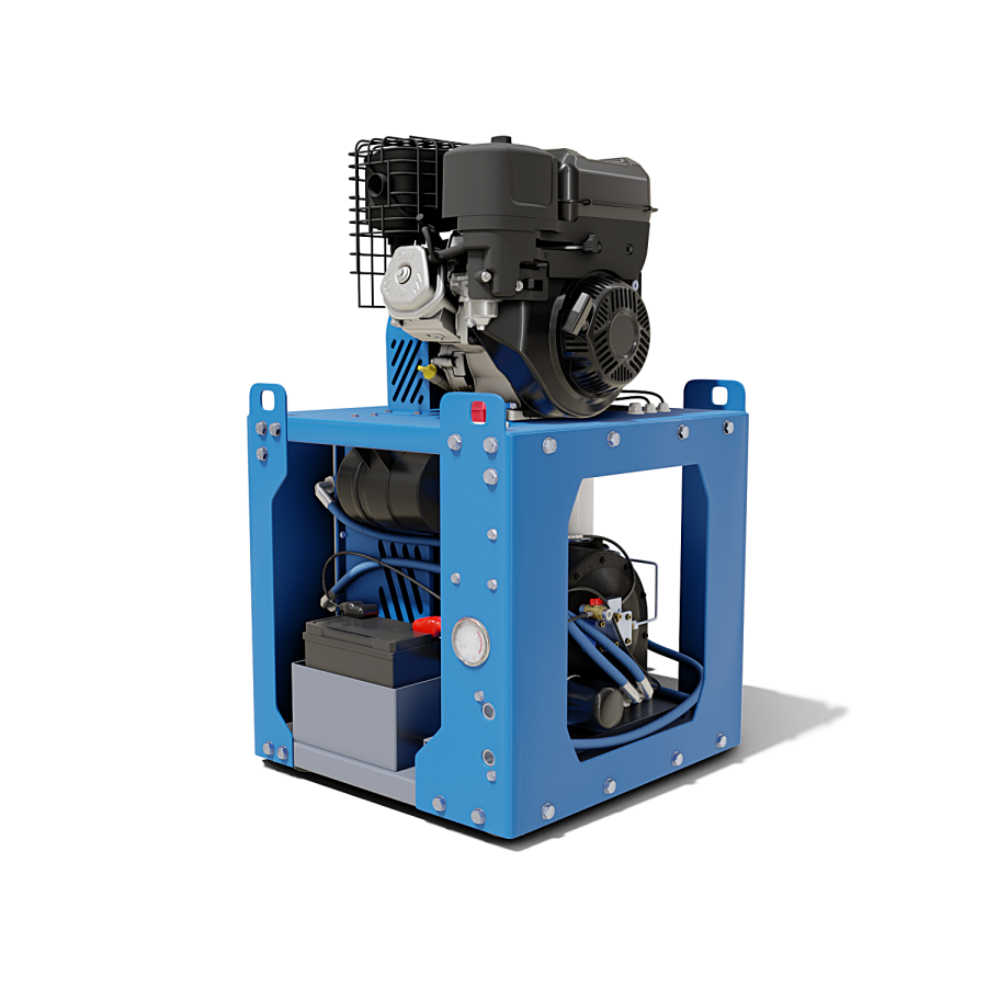 Бензиновый передвижной компрессор Borey 11-7B - фото