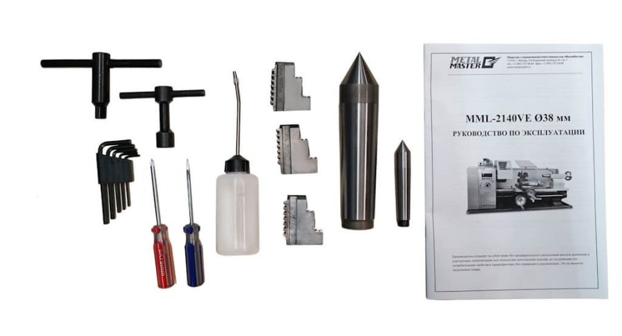 Станок токарный Metal Master MML 2140VE d=38 - фото