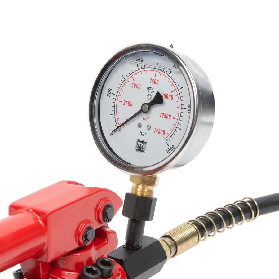 Насос ручной гидравлический Harrison HRH-PM011002 с манометром - фото