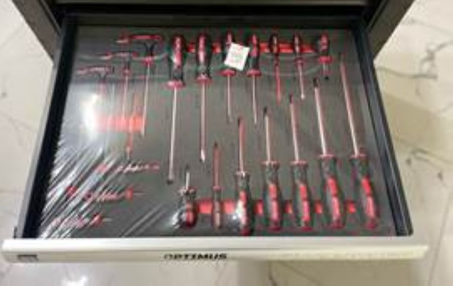 Тележка инструментальная OPTIMUS TS-07 с набором инструмента - фото