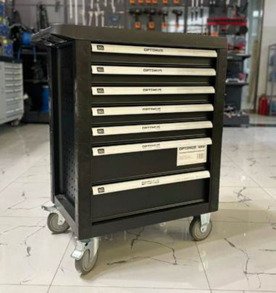 Тележка инструментальная OPTIMUS TS-07 с набором инструмента - фото
