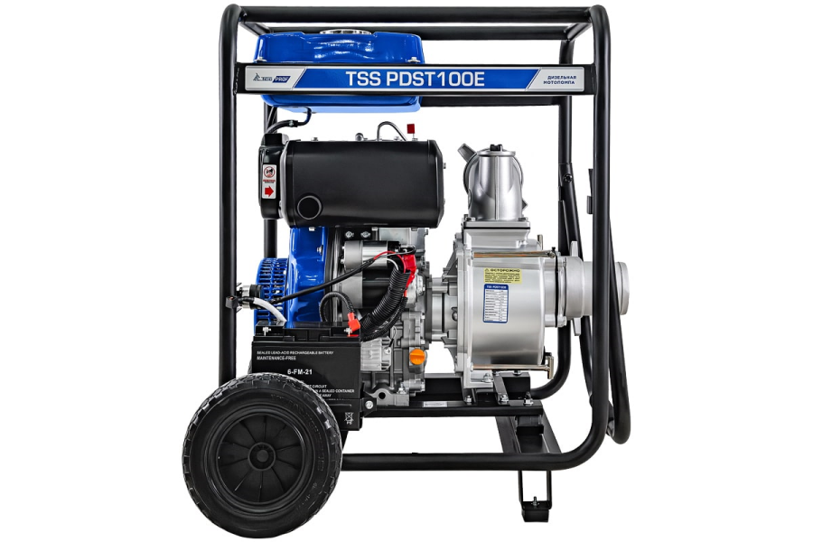 Мотопомпа дизельная TSS PDST100E - фото