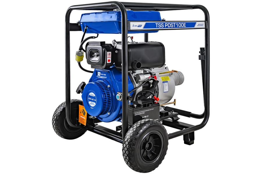Мотопомпа дизельная TSS PDST100E - фото