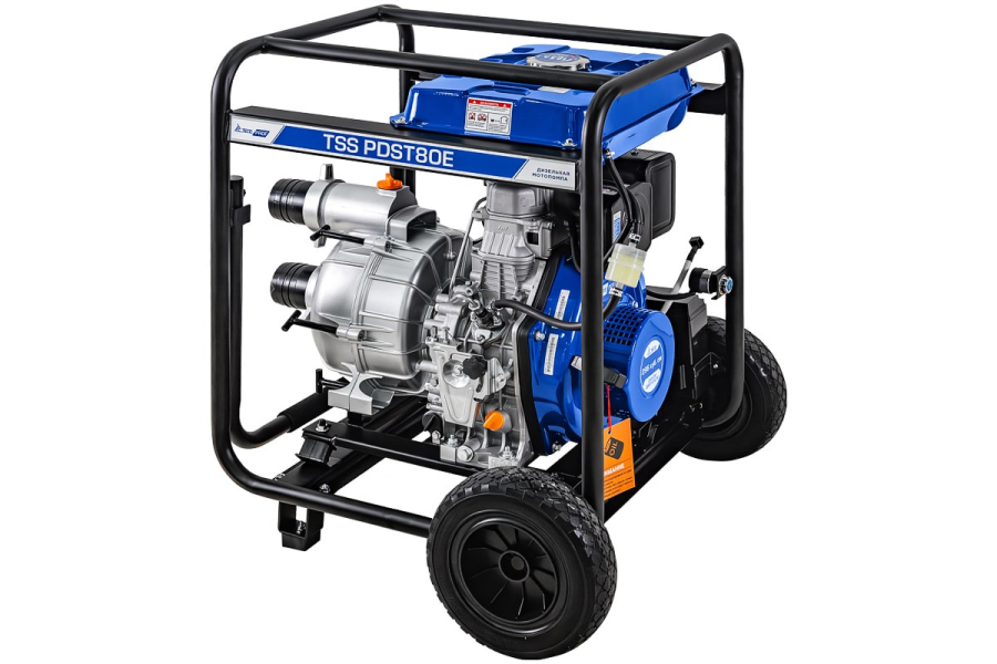 Мотопомпа дизельная TSS PDST80E - фото