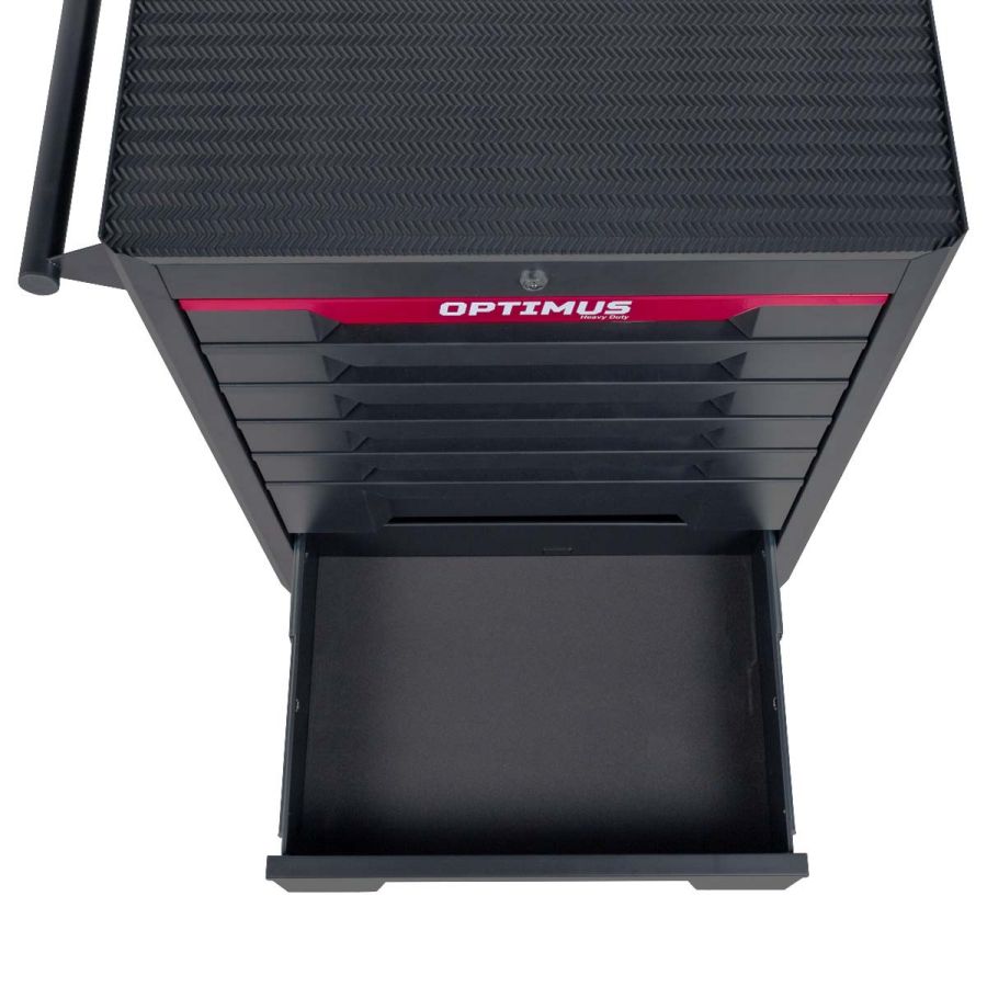 Тележка инструментальная OPTIMUS OPT-717E с набором инструмента - фото