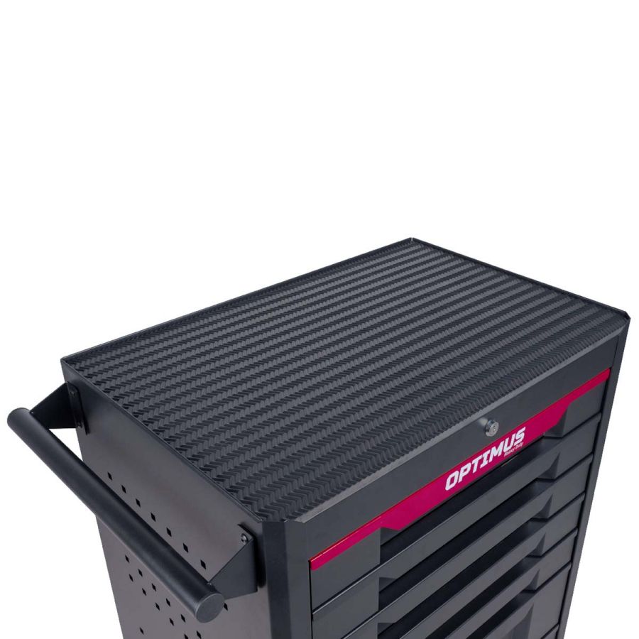 Тележка инструментальная OPTIMUS OPT-717E с набором инструмента - фото