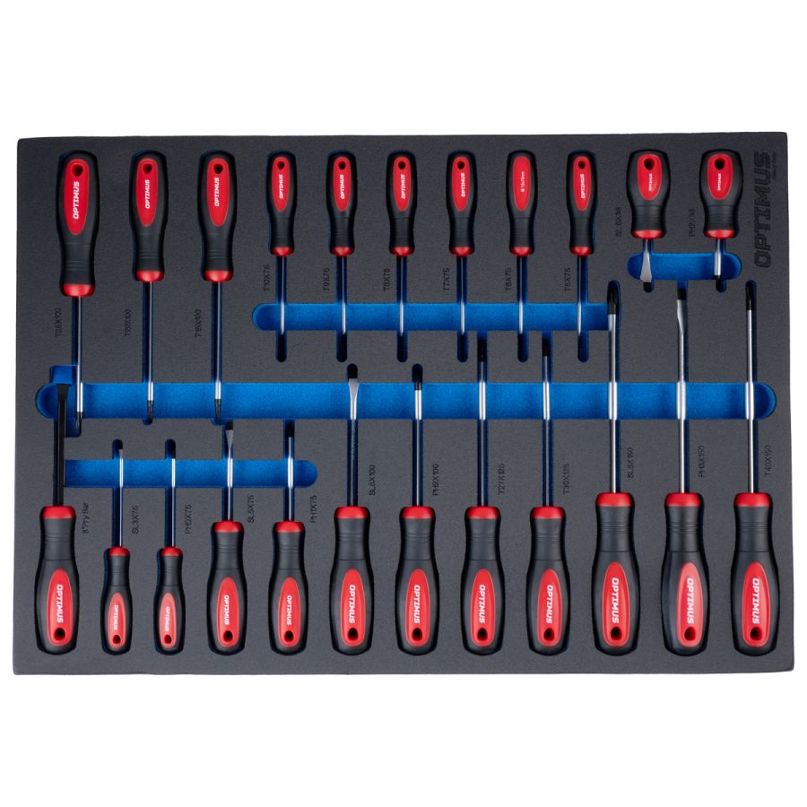 Тележка инструментальная OPTIMUS OPT-717E с набором инструмента - фото