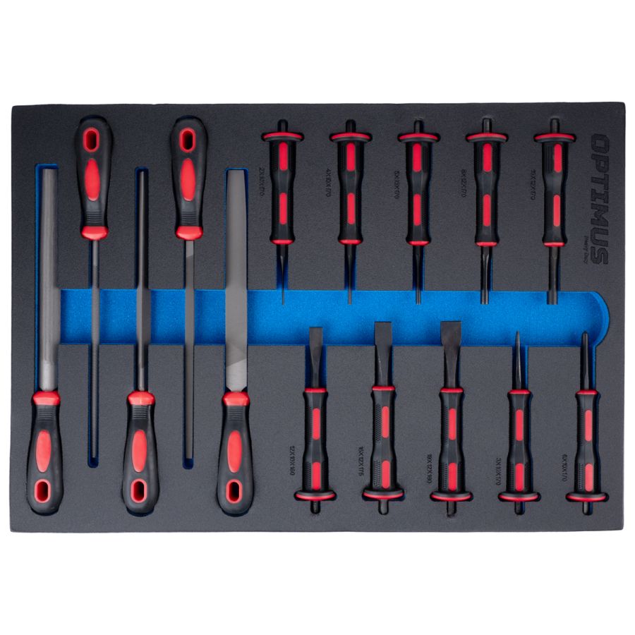 Тележка инструментальная OPTIMUS OPT-717P с набором инструмента - фото