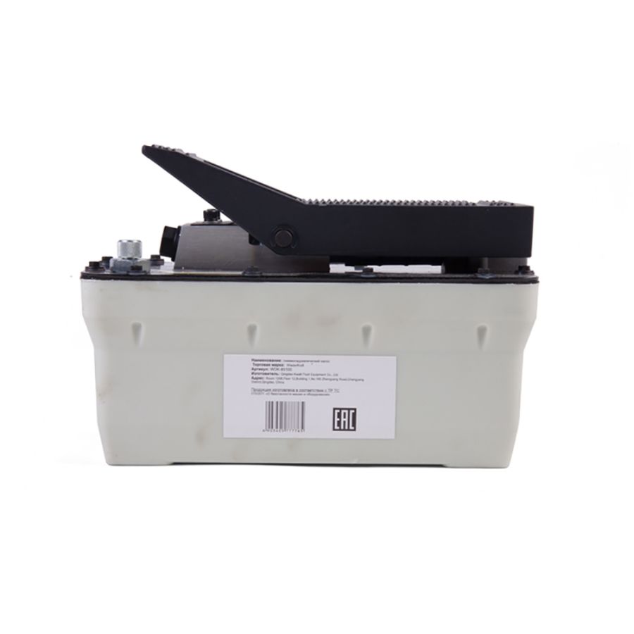 Насос гидравлический с пневмоприводом WiederKraft  WDK-85100, ножное управление - фото