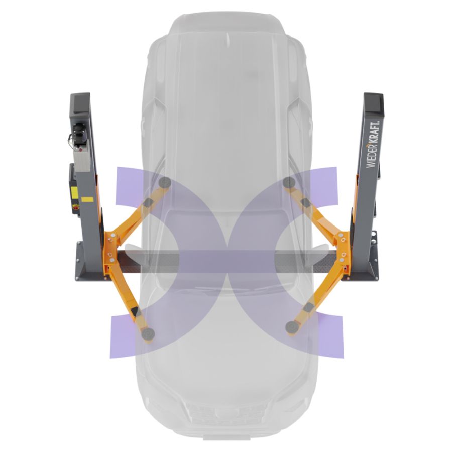 Подъемник автомобильный Wieder Kraft WDK-522E - фото