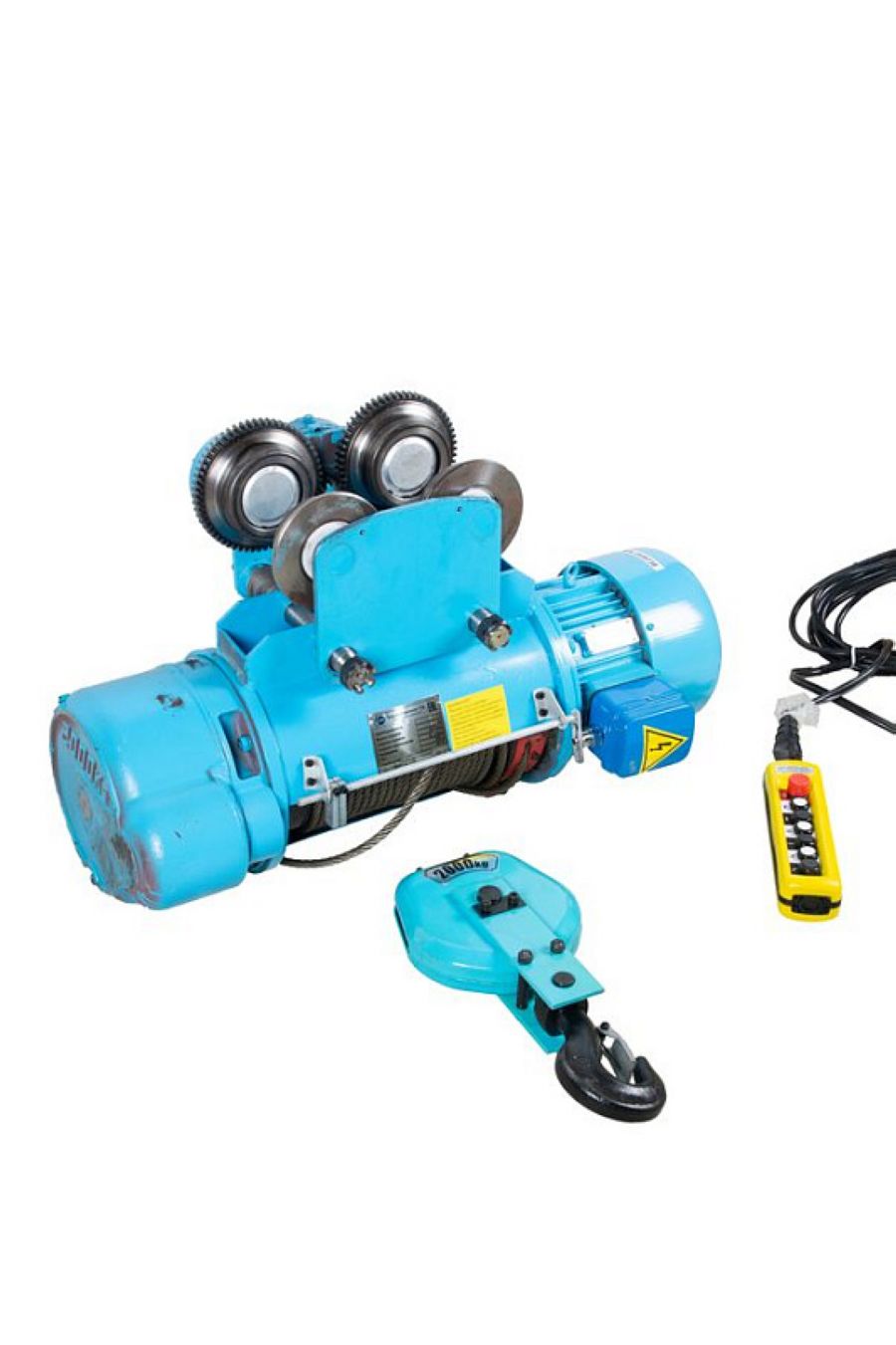 Тельфер (таль) электрический TOR ТЭК CD PRO г/п 2,0 т 6 м - фото
