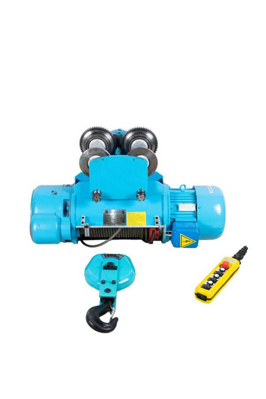 Тельфер (таль) электрический TOR ТЭК CD PRO г/п 2,0 т 6 м - фото
