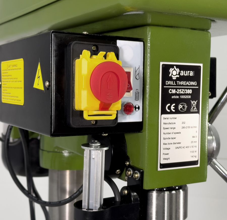 Сверлильно-резьбонарезной станок AURA CM-25Z/380 - фото