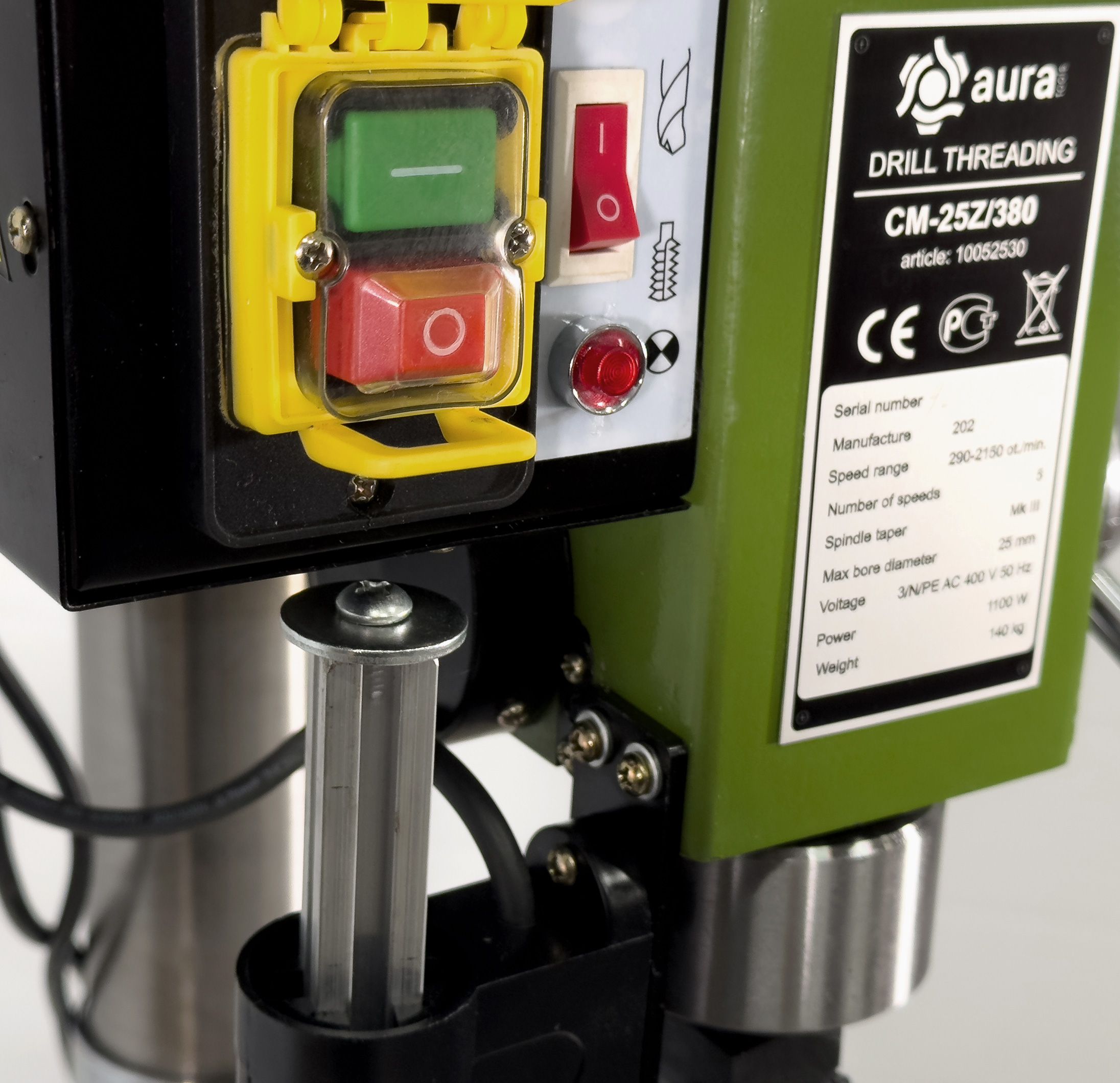Сверлильно-резьбонарезной станок AURA CM-25Z/380 - фото