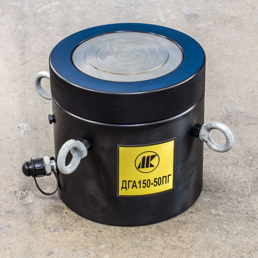 Домкрат алюминиевый грузовой с фиксирующей гайкой ДГА150-50ПГ - фото