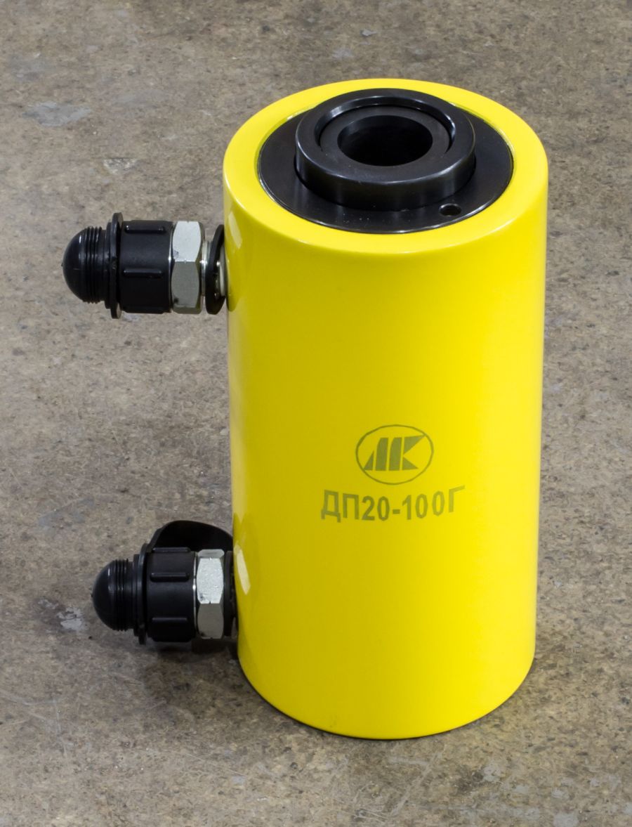 Домкрат с полым штоком ДП20-300Г (с гидравлическим возвратом) - фото