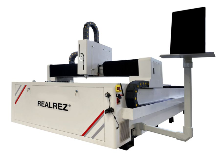 Оптоволоконный лазерный станок для резки металла REALREZ MY OFL 3000 - фото