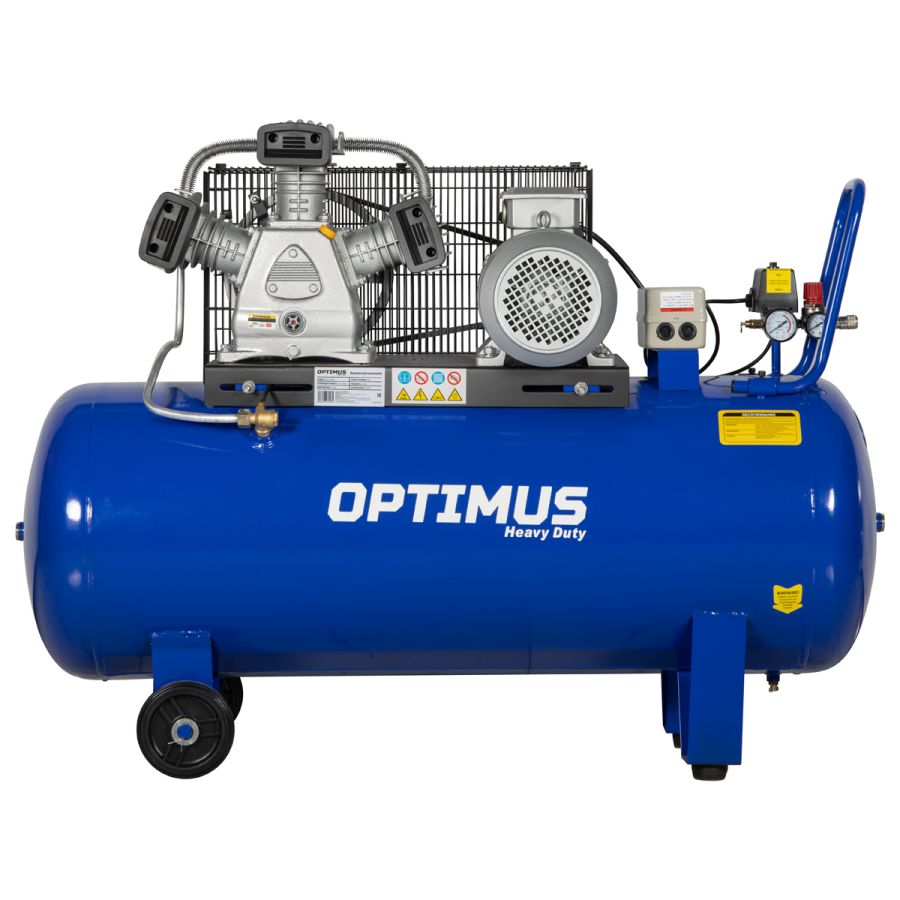 Компрессор с ременной передачей OPTIMUS OPT-302058 - фото