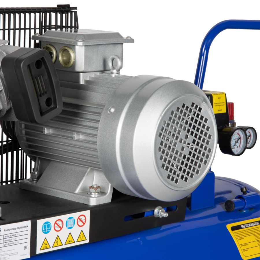 Компрессор с ременной передачей OPTIMUS OPT-302058 - фото