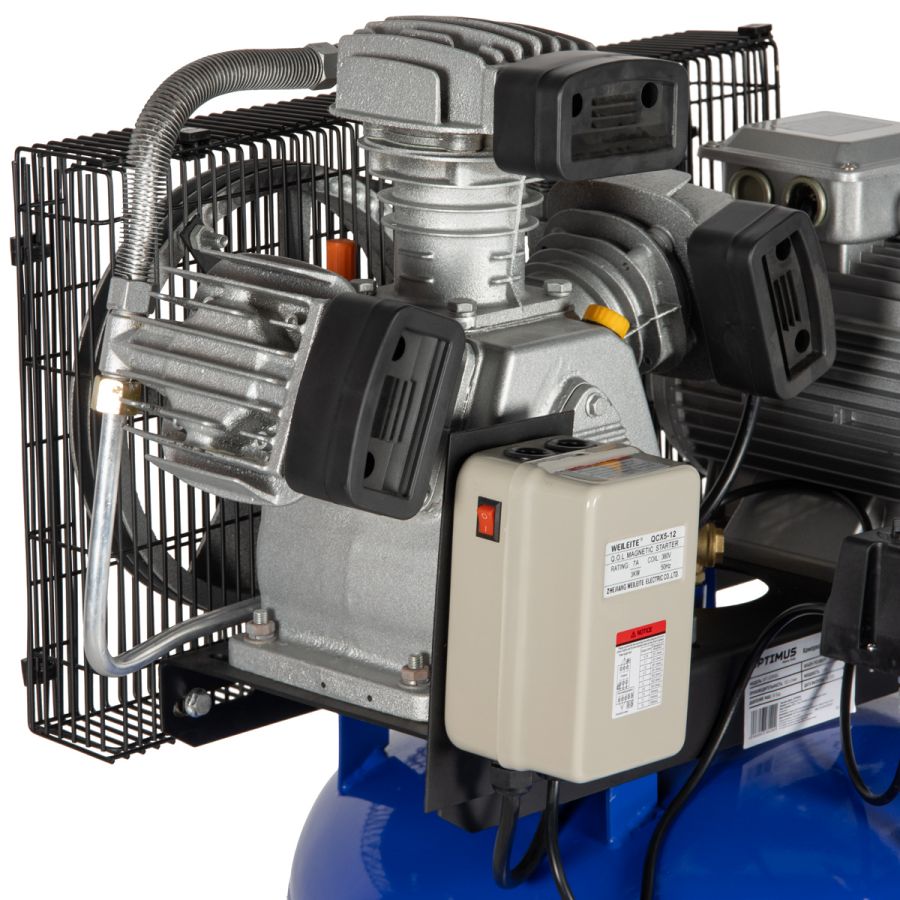 Компрессор с ременной передачей OPTIMUS OPT-301558A - фото