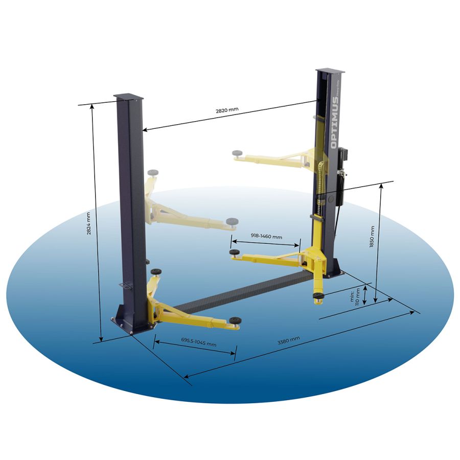 Подъемник автомобильный Optimus VS-OPT-4T/380 - фото