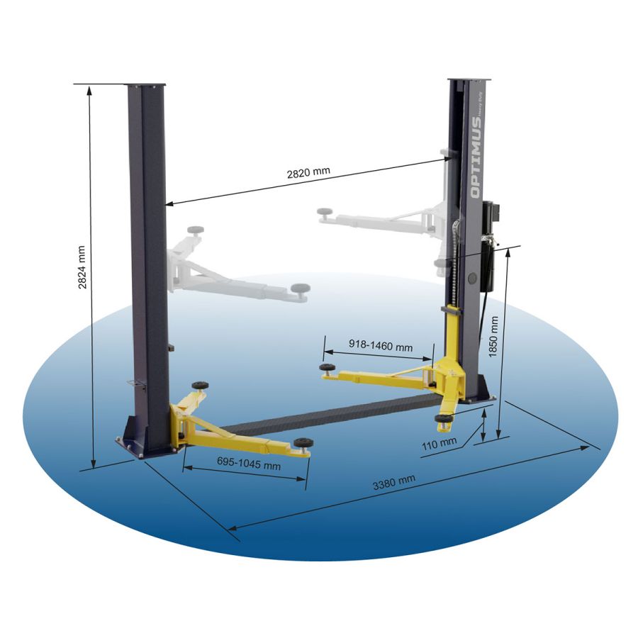 Подъемник автомобильный Optimus VS-OPT-4T/380 - фото