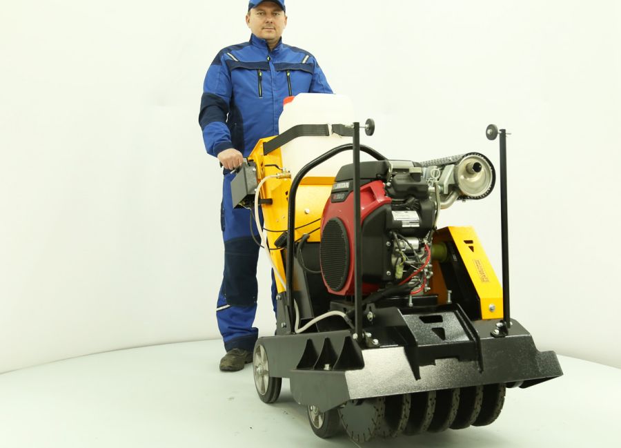 Фрезеровальная машина (Резчик многодисковый) Splitstone MCS-1224 двигатель Honda - фото